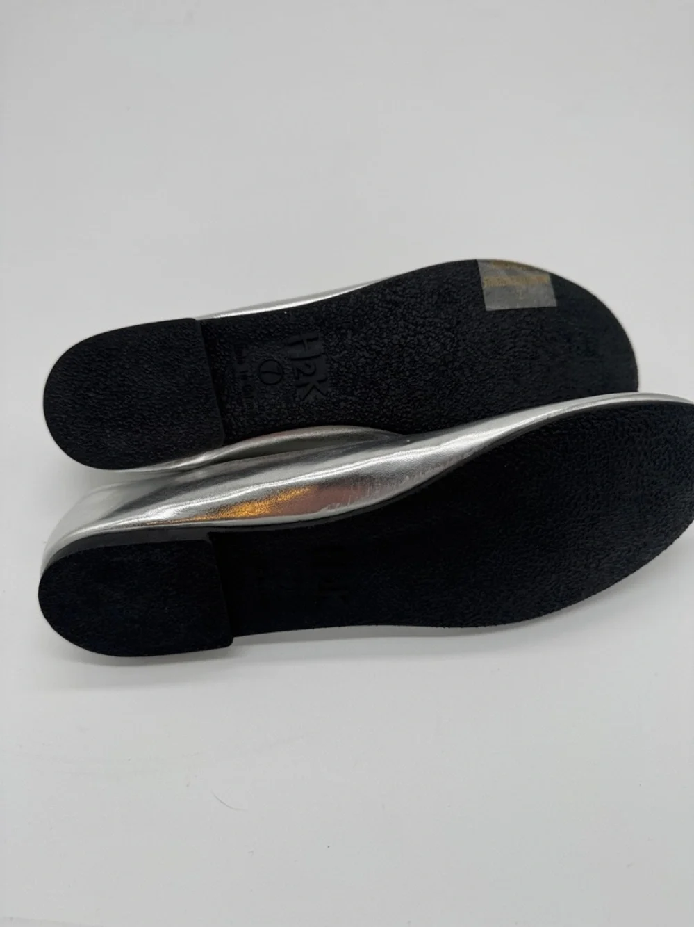 Silver Metallic Women's Ballet Flats